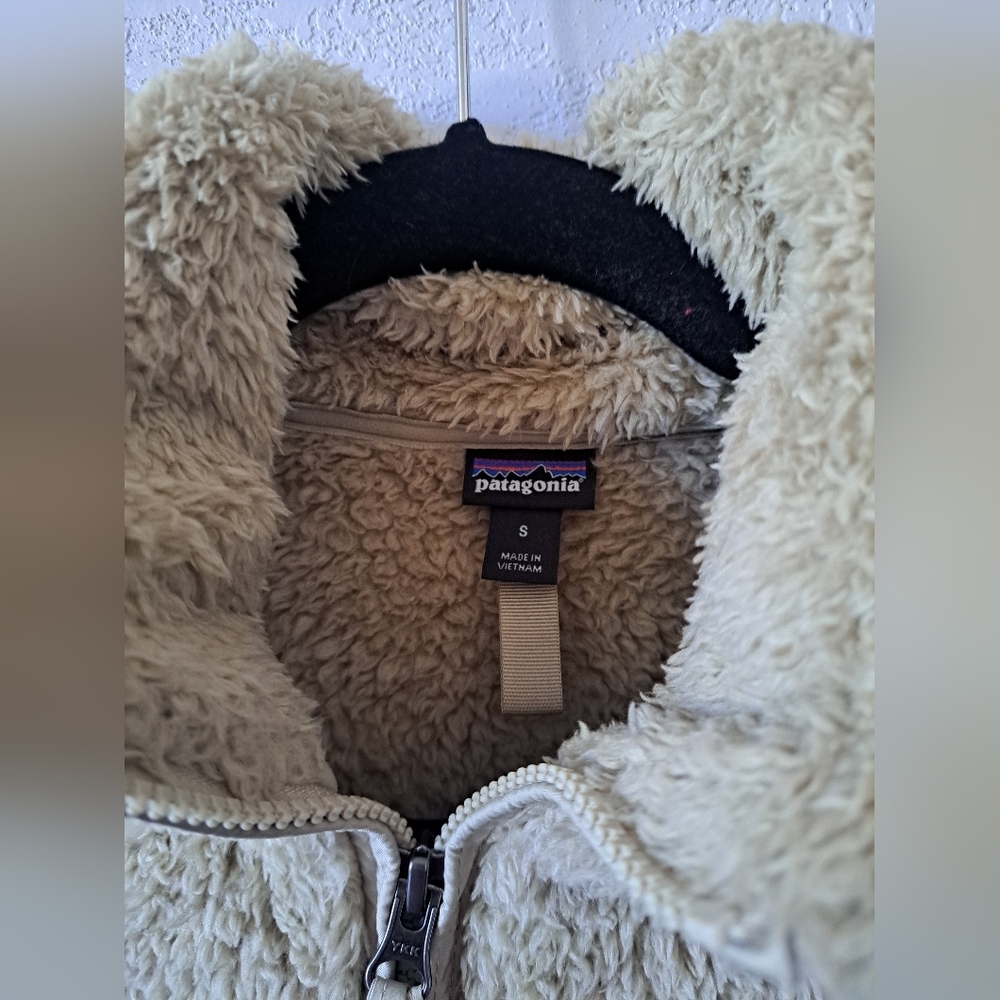 Patagonia Los Gatos 1/4 Zip- Fleece Tan Pullover Sweater - Picture 4 of 5
